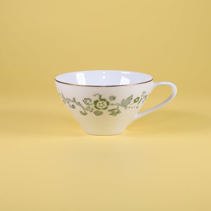 Noritake の小鳥カフェ - 1960's グリーン＆ホワイト ティータイム・セット