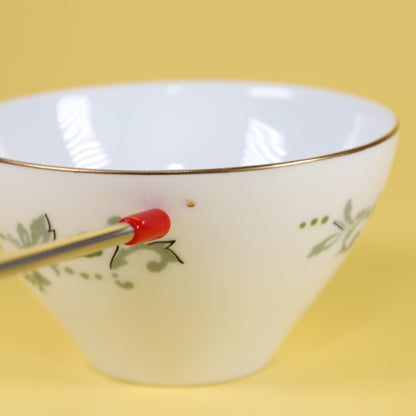 Noritake の小鳥カフェ - 1960's グリーン＆ホワイト ティータイム・セット