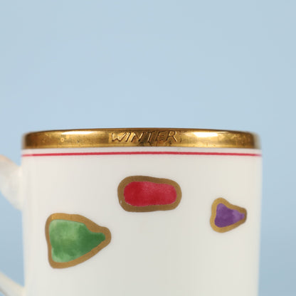 至高の一杯を彩る、四季の宝石箱 ― 90年代 ノリタケ×ザ・ギンザ が織りなす珠玉のデミタスカップ ―